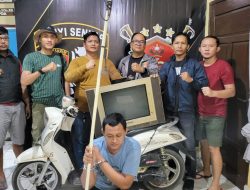 Pakai Pipa Paralon, F Curi Tas Berisi Uang Rp 19 Juta. Diringkus Tim Sunyi Senyap Polsek Prabumulih Barat