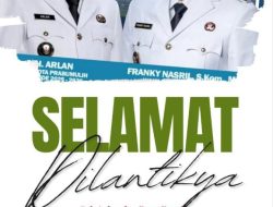 Disnaker Prabumulih Mengucapkan Selamat Atas Dilantiknya Cak Arlan dan Bang Franky Sebagai Wako dan Wawako Prabumulih Periode 2025 – 2030