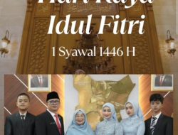 Anggota DPRD Prabumulih, Suherli Berlian ST dan Keluarga, Selamat Ied Mubarak 2025