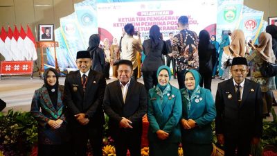 Istri H Arlan, Hj Linda Resmi Dilantik Ketua TP PKK Prabumulih Periode 2025 – 2030