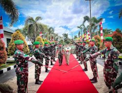 Tinggalkan Yonzipur 2/SG, Letkol CZi Ibnu Muntaha dan Istri Dilepas Haru