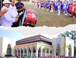 Anak-anak Prabumulih Semarakkan Lomba Marching Band di Islamic Center
