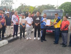 Pemkot Prabumulih Terima Bantuan 1 Unit Mobil Tangki Pinjam Pakai, Balai Besar Sarana Prasarana Kemen PUPR : 4 Unit Tandon dan 1 Unit Mobil Ambrol Menyusul