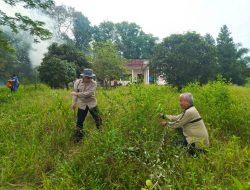 Aksi Distan Gotong Royong Bersihkan Kantor BPP Selatan, Kembali Dihidupkan