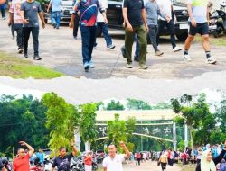 Komitmen Pemkot Prabumulih Budayakan Hidup Sehat, Cak Arlan dan Bang Franky Rutin Senam Pagi Minggu di Stadion Talang Djimar