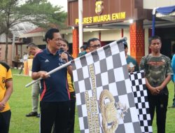 Bupati Muara Enim dan Kapolres Meriahkan HUT Bhayangkara ke-79, Jalan Sehat dan Senam Bersama