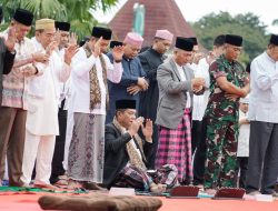 Momentum Saling Memaafkan, Bupati Muba Sholat Id Hari Raya Idul Fitri