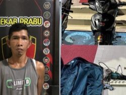 Pencuri Motor di Kost, Andika Diringkus Tim Tekab Prabu di Kabupaten PALI