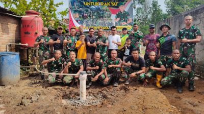 Air Bersih Program ‘Manunggal Air untuk Rakyat’ Mengalir Deras di Rumah Tahfidz Al-Jannah Prabumulih, Bantuan Pangdam II/SWJ