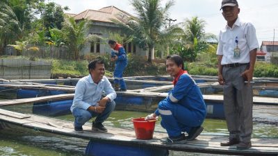 Luncurkan Program ‘Tanjung Bulan Bersinar’, PEP Prabumulih Field Dorong Kemandirian Pakan Ikan Lokal