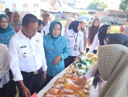 GPM di Anak Petai, Wako Prabumulih Bersama Ketua TP PKK Hadir, Beras Hanya Rp58.500 per 5 Kg