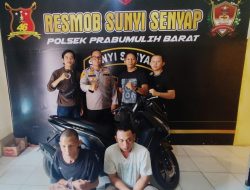 Buron Usai Curi Motor Pelajar, Tiga Pelaku Dibekuk Tim Sunyi Senyap di PALI