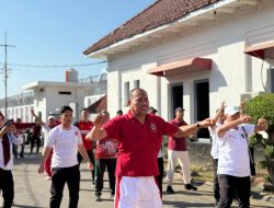 Fun Walk dan Senam Sehat, Warnai Semarak HUT RI 80 Lapas Pamekasan