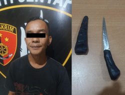 Bawa Sajam, S Diamankan Tim Gabungan di Kafe Tanjung Telang
