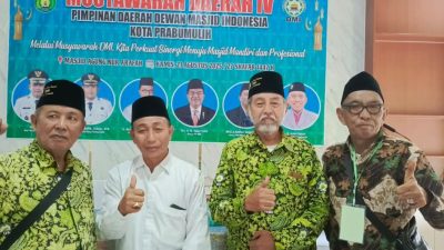 Musda Berlangsung Alot, Haji Zulkarnain Terpilih Ketua DMI Prabumulih