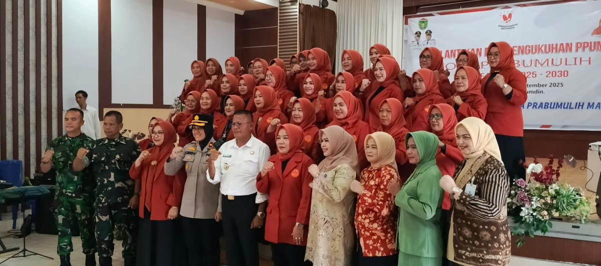 PPUMI Prabumulih Dilantik, Wako Harap Mampu Majukan UMKM dan Pemberdayaan Perempuan - FAJARSUMSEL.COM
