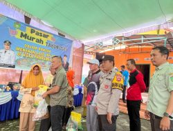 300 Paket Sembako dan 3 Ton Beras Ludes Diborong Warga Talang Batu dalam GPM Disprindag Prabumulih