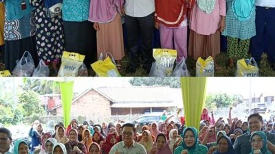 Hadir Pasar Murah Disperindag Prabumulih di Tanjung Menang, Tekan Inflasi dan Bantu Masyarakat