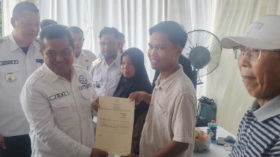 Kantah Prabumulih Gunakan Sertifikat PTSL Buat Hal Produktif, Staff Ahli Wako Ingatkan Jangan Digadaikan Buat Konsumtif