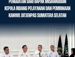 Penguatan Tugas dan Fungsi Pemasyarakatan, Kabid Pelayanan dan Pembinaan Kanwil DitjenPAS Sumsel Tekankan Ini di Rutan Prabumulih