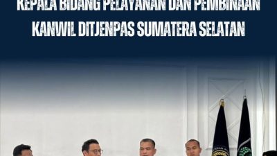 Penguatan Tugas dan Fungsi Pemasyarakatan, Kabid Pelayanan dan Pembinaan Kanwil DitjenPAS Sumsel Tekankan Ini di Rutan Prabumulih 