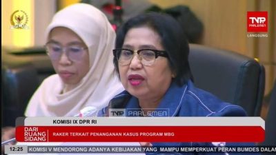 Soroti Dapur MBG, Irma Chaniago Minta BGN Belajar dari Tata Kelola SPPG Polri Bebas Kasus