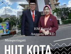HM Rasyid SAg MM, Anggota DPRD Prabumulih, Fraksi PDIP Selamat HUT Prabumulih 24