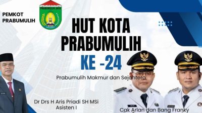 Asisten I Pemkot Prabumulih Mengucapkan Selamat HUT Prabumulih 24