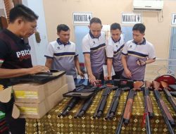 Lakukan Pengecekan Kesiapan Senjata Api, Lapas Pamekasan Perkuat Keamanan