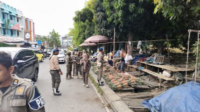 Satpol PP Tertibkan PKL di Jalan Padat Karya, Cegah Kesemrawutan Kota
