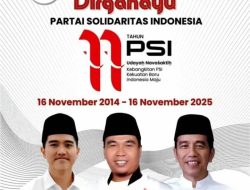 DPD PSI Prabumulih Perkuat Struktur Partai: Konsolidasi 6 DPC dan 45 Kelurahan Demi Politik Bersih dan Energi Anak Muda