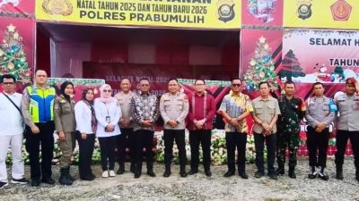 Mampir ke Pospam Nataru, Cak Arlan Ucapkan Terima Kasih kepada Petugas Pengamanan