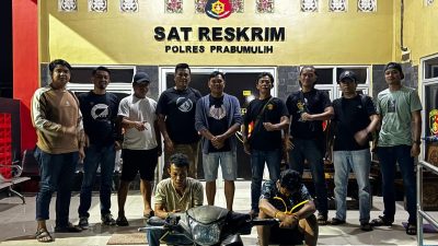 Sepeda Motor Raib di Halaman Kantor Cimory, Dua Pelaku Dibekuk Tekab Prabu