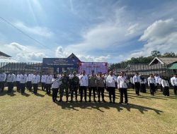 Amankan Nataru, Rutan Kelas IIB Prabumulih Gelar Apel Siaga Bersama TNI-Polri