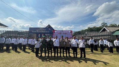 Amankan Nataru, Rutan Kelas IIB Prabumulih Gelar Apel Siaga Bersama TNI-Polri