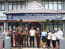 Bangun Sinergitas Antar APH, Kajari Prabumulih Kunjungi Rutan Kelas IIB