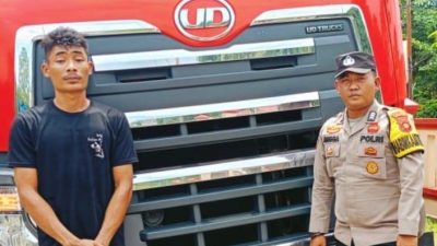 Polsek Gunung Megang Tangkap Pelaku Lempar Kaca Mobil di Perlintasan Rel KA