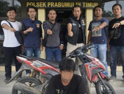Modus Ajak Beli Tuak, Polsek Prabumulih Timur Ungkap Curanmor