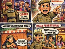 Selama Ramadan, Satpol PP Prabumulih Tegaskan Tempat Hiburan Tutup, Rumah Makan Wajib Gunakan Penutup