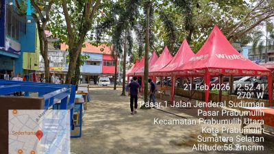 Pasar Bedug Hadir di PTM I, Digagas Wako Prabumulih dan Dibuka Senin