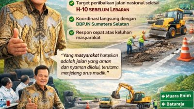 Edison Targetkan Jalan Nasional Mulus H-10 Idul Fitri