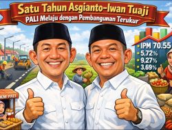 Satu Tahun Asgianto–Iwan Tuaji: PALI Melaju dengan Pembangunan Terukur