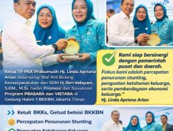 TP PKK Prabumulih Hadiri Sosialisasi Nasional BKKBN, Fokus Cegah Stunting dan Perkuat Ekonomi Keluarga
