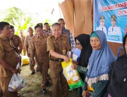 Pasar Murah di Kelurahan Muntang Tapus, 200 Paket Sembako Diserbu Warga