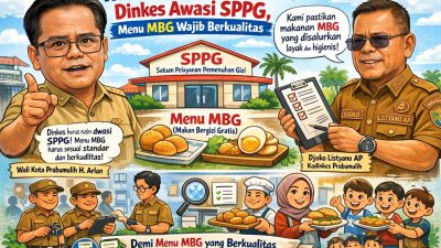 Wako Prabumulih Perintahkan Dinkes Awasi SPPG, Menu MBG Wajib Berkualitas