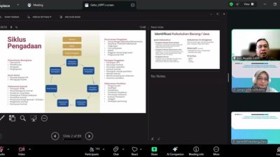 Gelar Webinar Nasional Soal Pengadaan Barang/Jasa, Sekjen ATR/BPN: Prinsip Utamanya adalah Transparansi