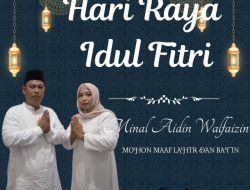 Riza Ariansyah SH, Anggota DPRD Prabumulih, Fraksi Gerindra Mengucapkan Selamat Hari Raya Idul Fitri 1447 H/2026 M