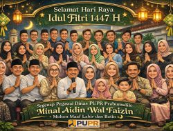 Dinas PUPR Prabumulih Mengucapkan Selamat Idul Fitri 1447 H/2026 M, Mohon Maaf Lahir Batin