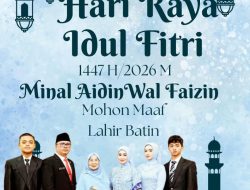 Suherli Berlian ST, Anggota DPRD Prabumulih Mengucapkan Selamat Hari Raya Idup Fitri 1447 H/2026 M