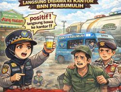 BNNK Prabumulih Tes Urine Dadakan Pemudik, Sopir Bus dan Truk Tangki Tidak Berkutik Akhirnya Turuti Arahan Petugas Menuju Tempat Tes Urine